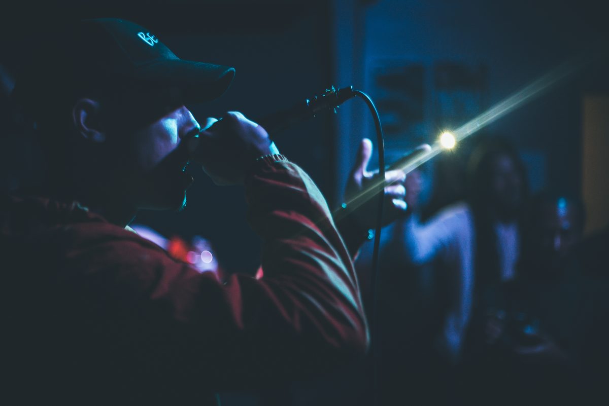 Z. Rich performing live